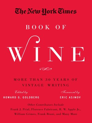 cover image of The New York Times Book of Wine